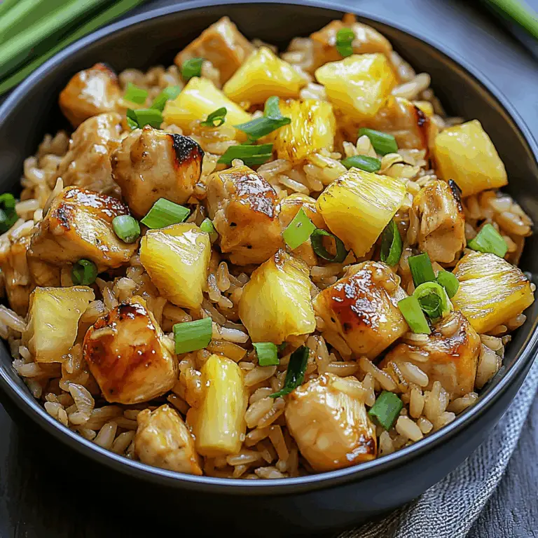 Savory Pineapple Chicken and Rice Recipe