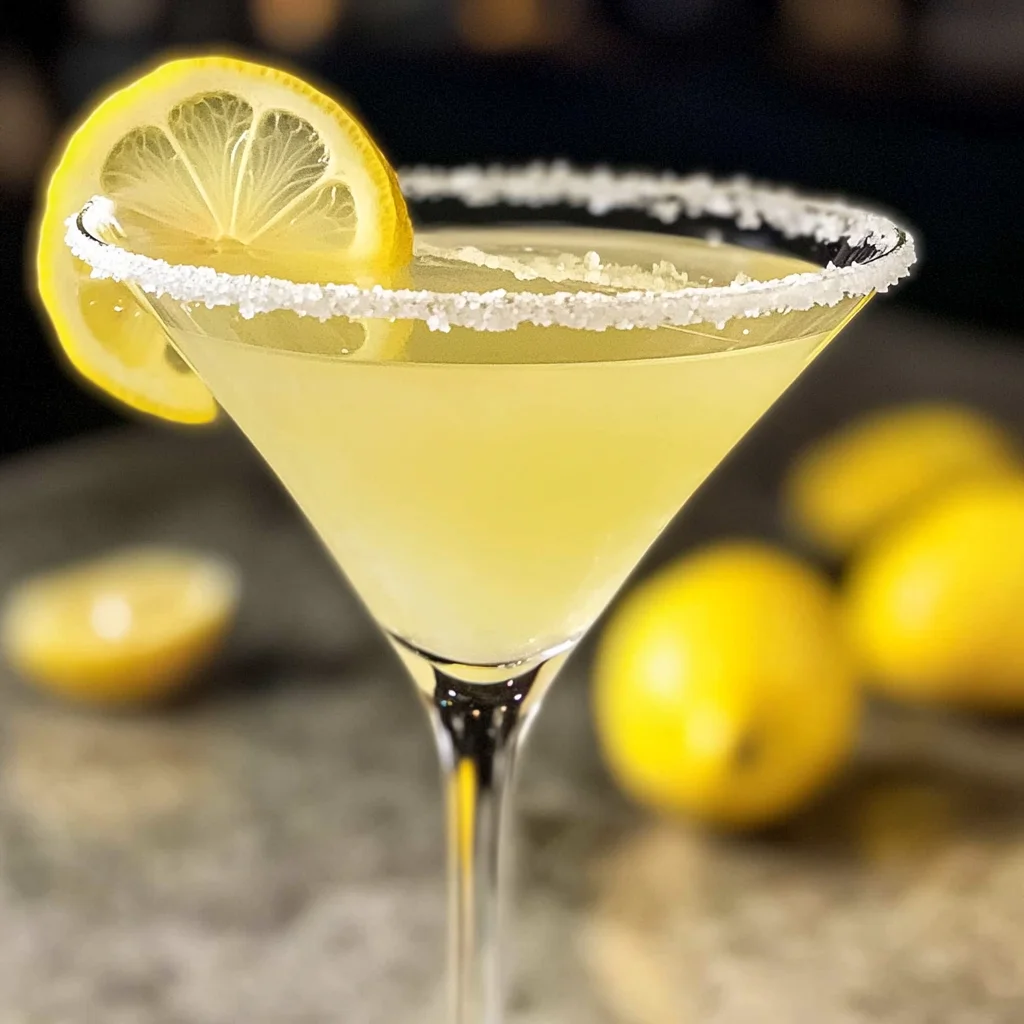 3 Ingredient Lemon Drop Martini