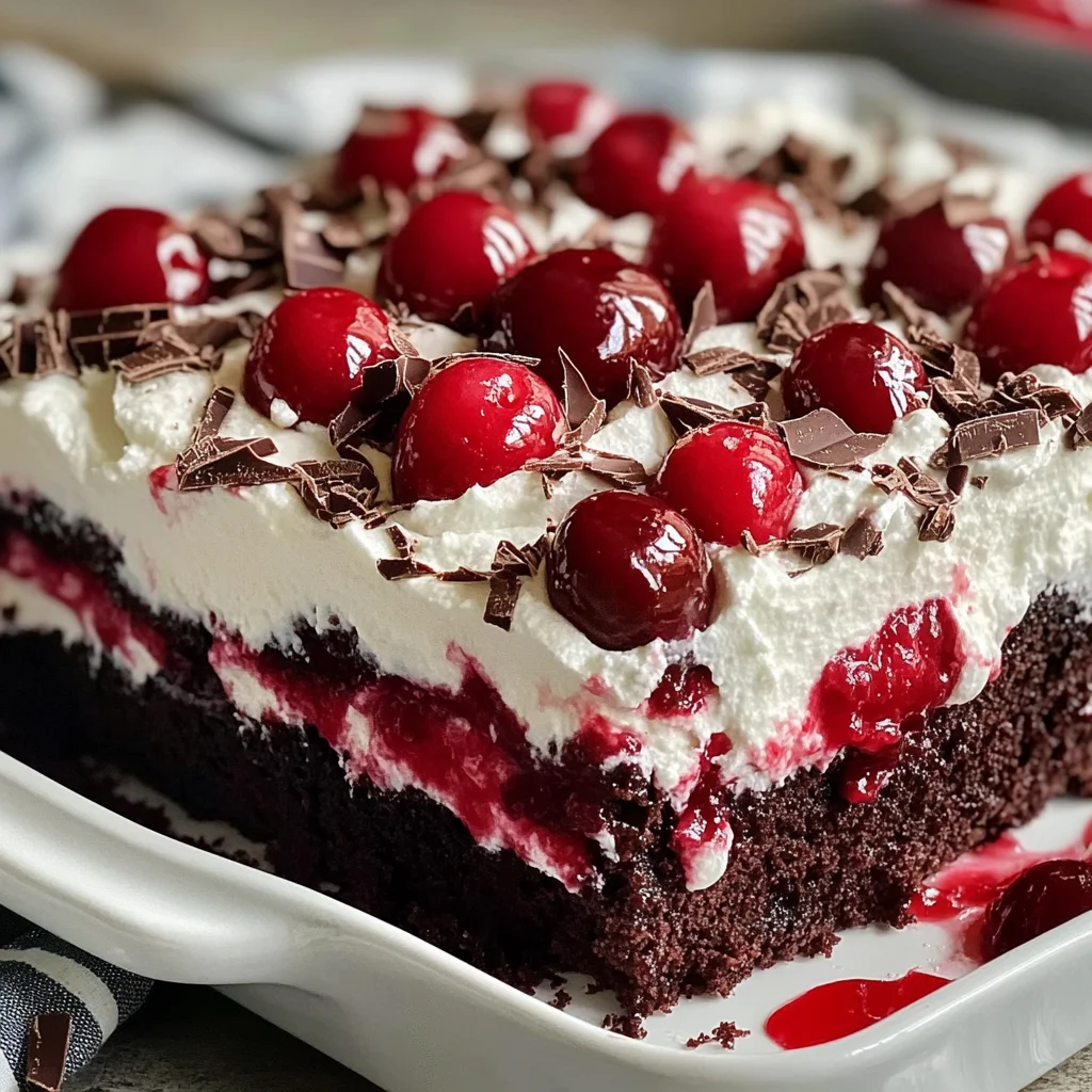 Black Forest Poke Cake Recipe