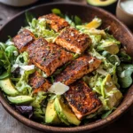 Blackened Salmon Caesar Salad