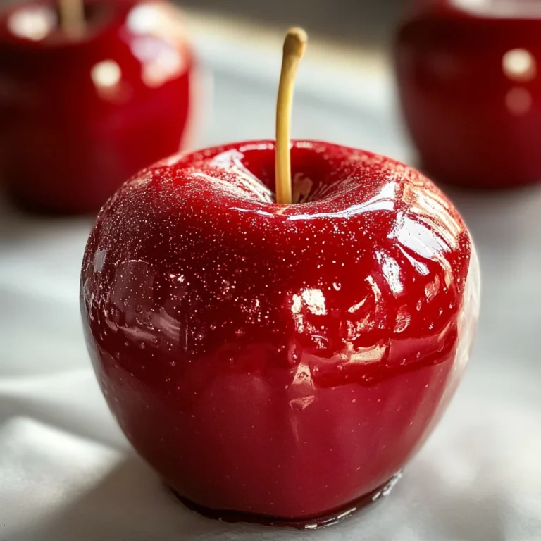 Candy Apple Bliss: 5 Steps to Sweet Childhood Joy