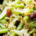 Celery Salad with Dates, Almonds and Parmesan