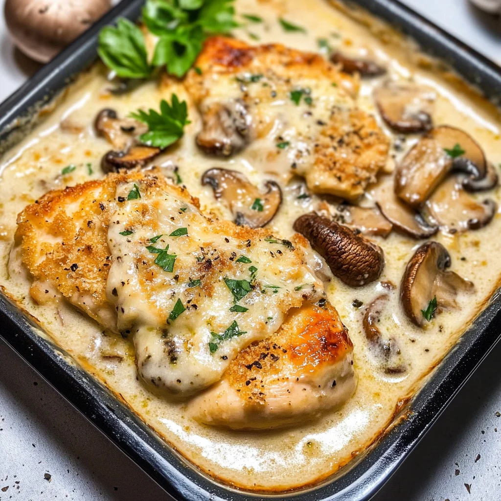 Chicken and Mushroom Bake