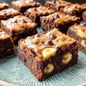 Chunky Monkey Brownies