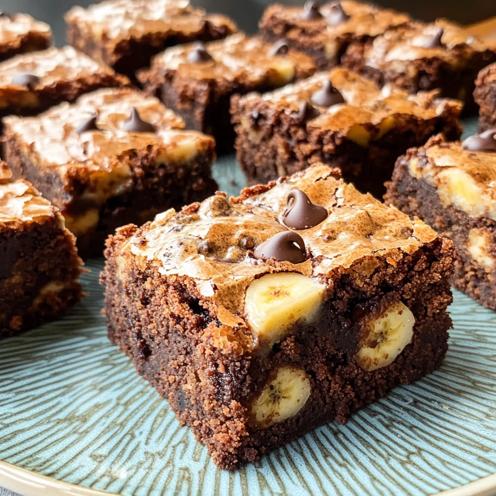 Chunky Monkey Brownies