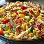 Cowboy Pasta Salad Orzo Delectable