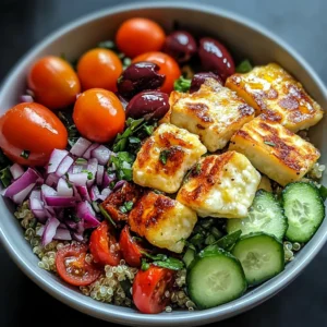 Crispy Halloumi Greek Power Bowl Recipe You’ll Crave Daily