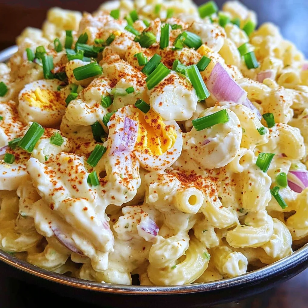 Deviled Egg Pasta Salad