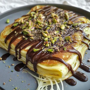 Dubai Schokolade Pfannkuchen