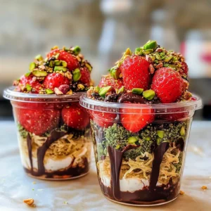 Dubai Strawberry Cup Recipe