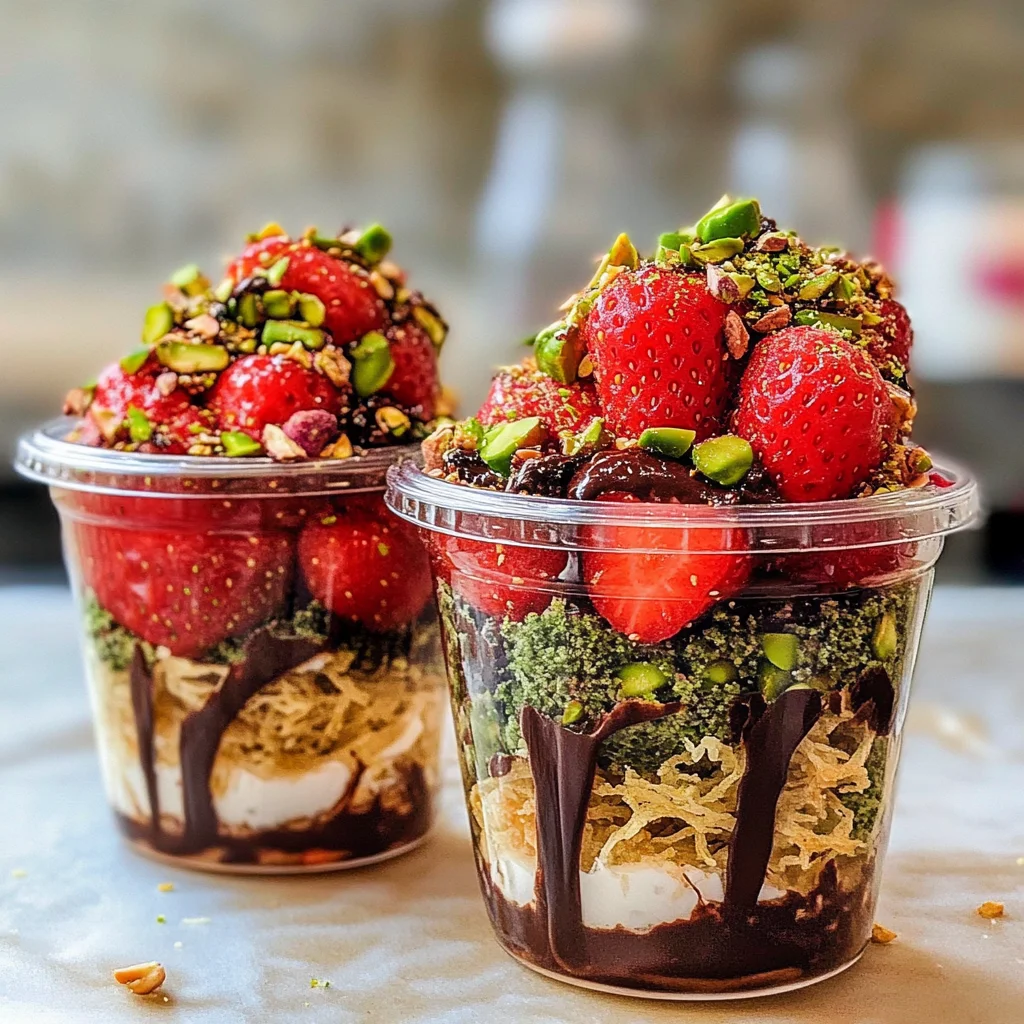 Dubai Strawberry Cup Recipe