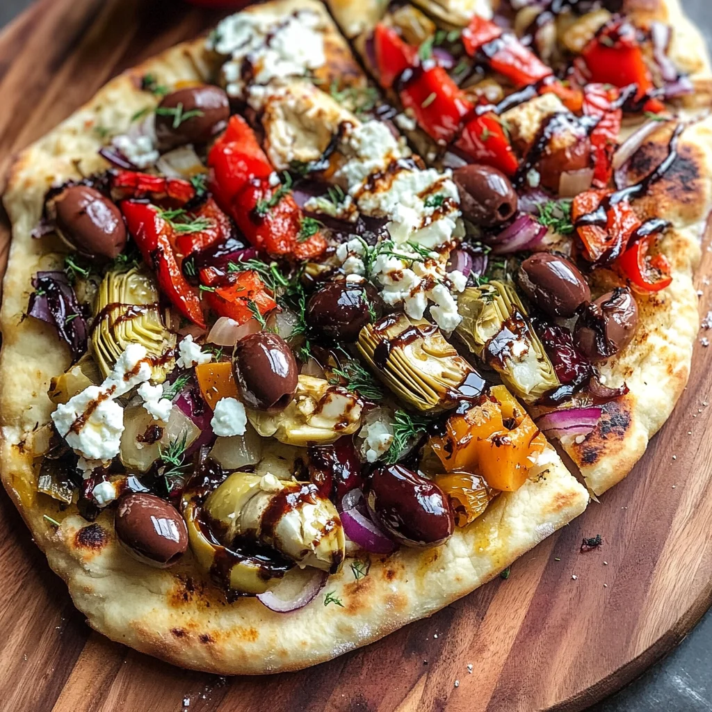 Easy Mediterranean Flatbread