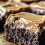 Frosted Coffee Brownies