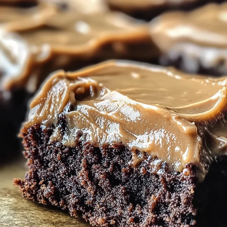 Frosted Coffee Brownies