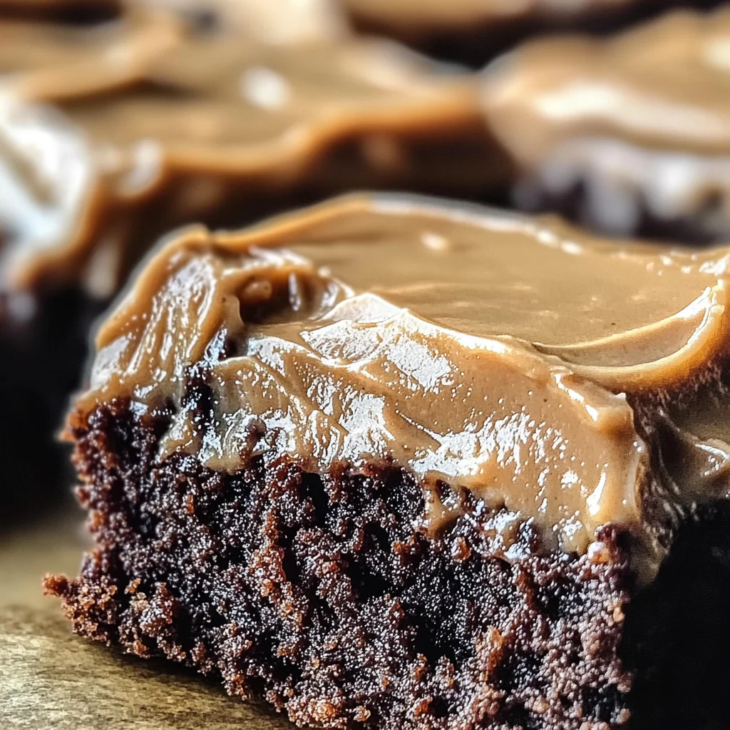 Frosted Coffee Brownies