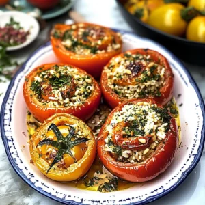 Gemista – Greek Stuffed Tomatoes