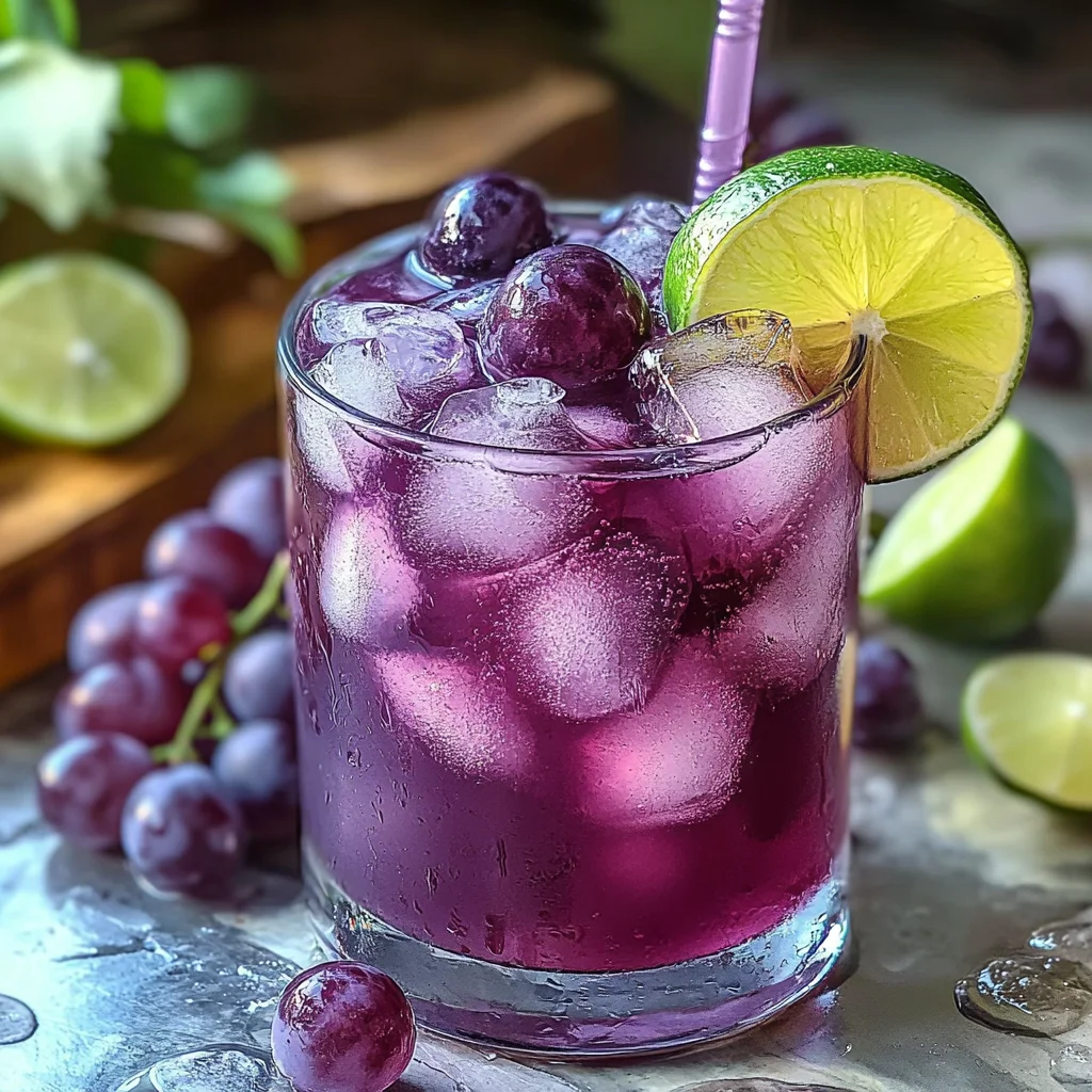 Grape Agua Fresca