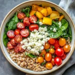Healthy Mediterranean Farro Bowl