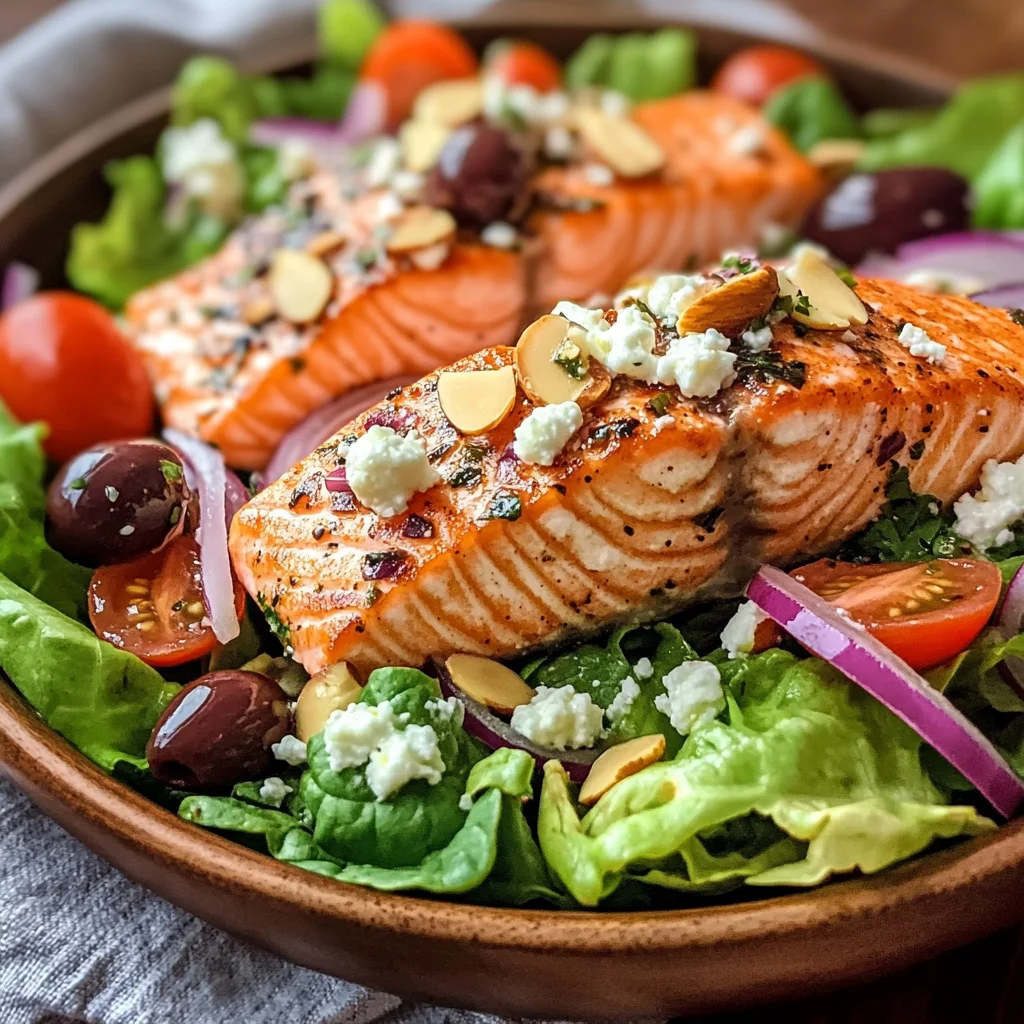 Healthy Mediterranean Salmon Salad