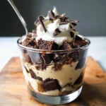 Irish Cream Brownie Trifles