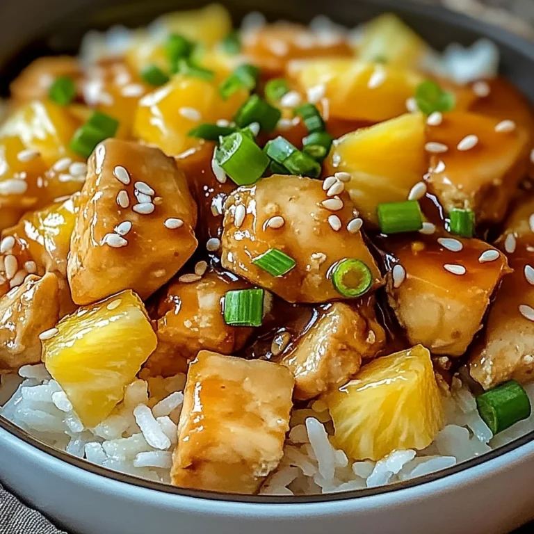 Irresistible Pineapple Chicken and Rice