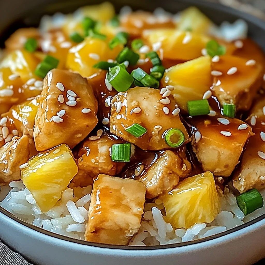 Irresistible Pineapple Chicken and Rice