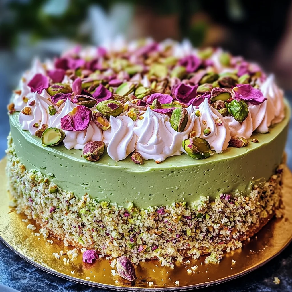 Irresistible Pistachio Rose Milk Cake You'll Crave Every Bite