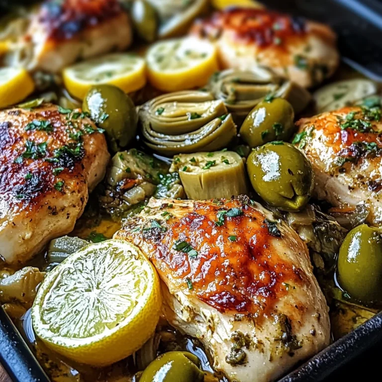 Mediterranean Lemon Chicken with Artichokes & Olives Magic