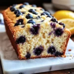 Mother's Day Lemon Blueberry Bread