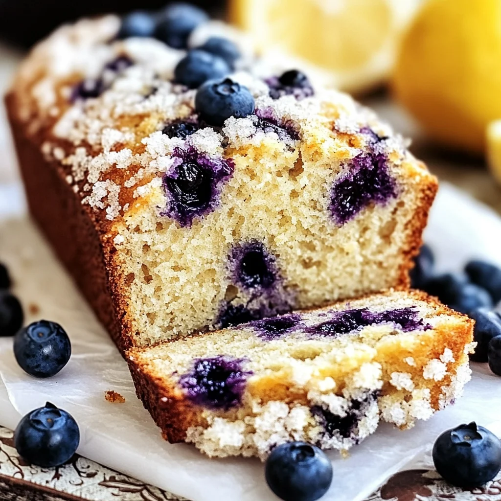 Mother's Day Lemon Blueberry Bread
