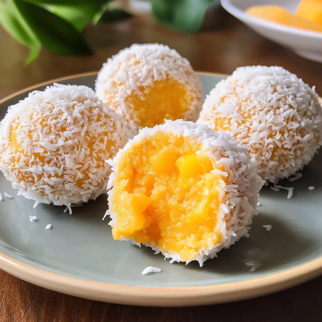 No Bake Mango Truffles Recipe