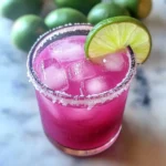 Quick Prickly Pear Margarita Mocktail