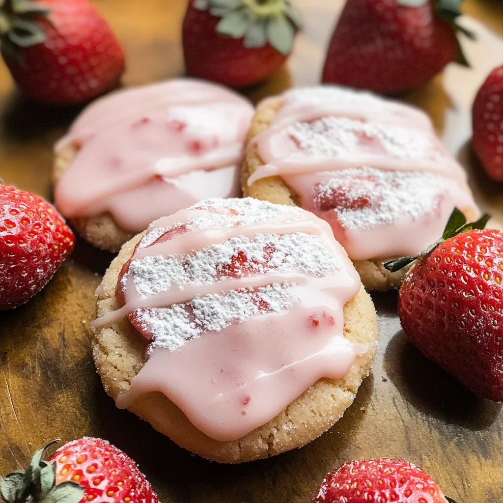 Strawberry Cookies
