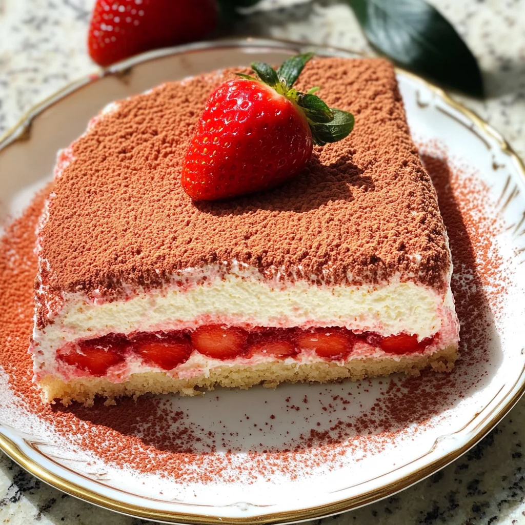 Strawberry Tiramisu