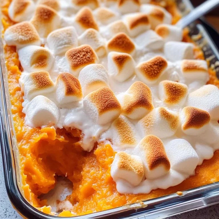 Sweet Potato Marshmallows Casserole Recipe