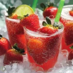 Tart and Sweet Strawberry Limeade