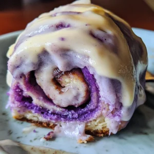Ube Cinnamon Rolls from Scratch