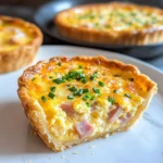 chicken ham Cheese Quiche