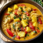 Creamy Chicken Pineapple Curry - thegirlskitchen