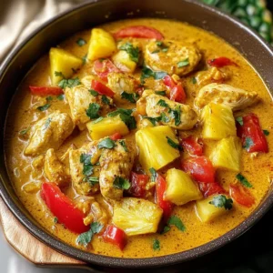 Creamy Chicken Pineapple Curry - thegirlskitchen
