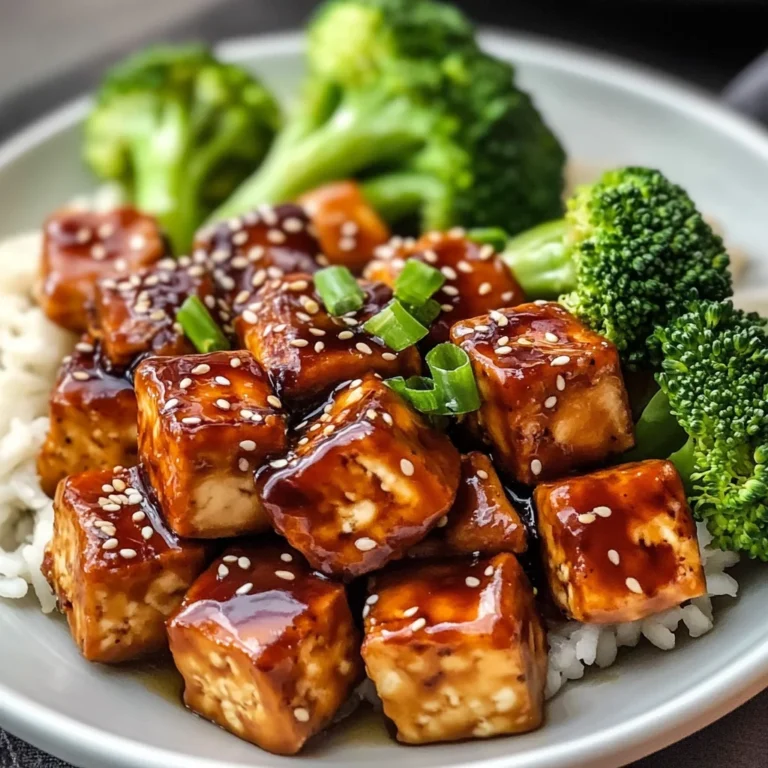 Crockpot Vegan Teriyaki Tofu with Broccoli