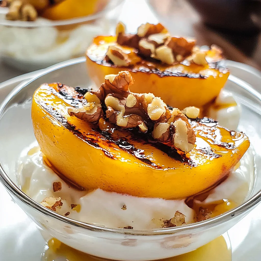 Grilled Peaches