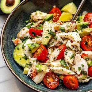 Healthy Crab Meat Salad (No Mayo)