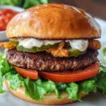 Homemade Beef chicken chicken hamburger Recipe