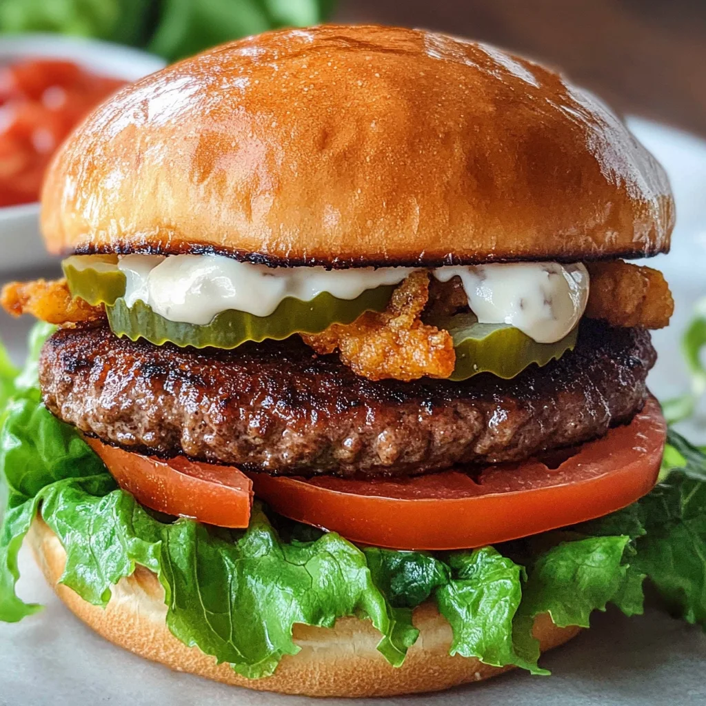 Homemade Beef chicken chicken hamburger Recipe