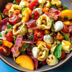 Hot Honey Tortellini Pasta Salad
