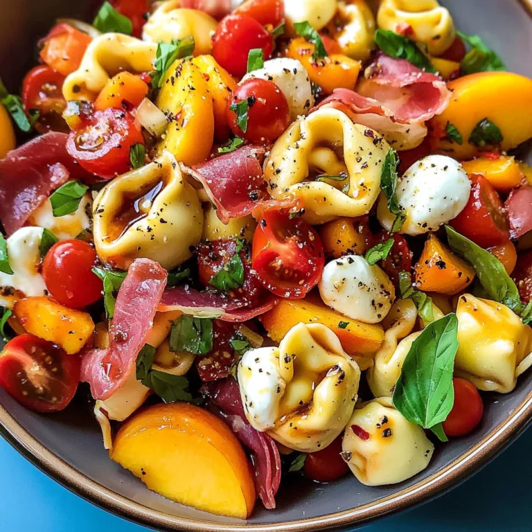Hot Honey Tortellini Pasta Salad