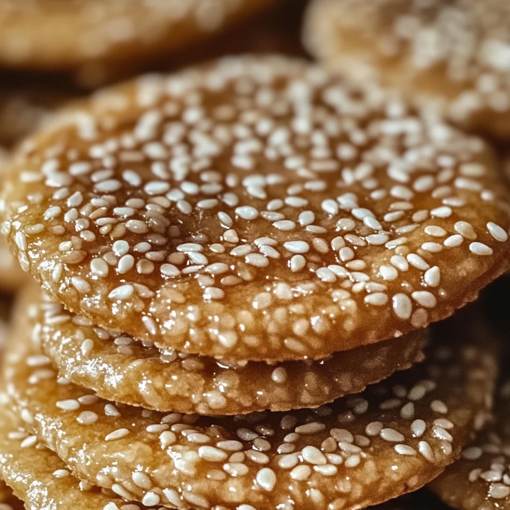 Irresistibly Chewy Sesame Honey Cookies You're Gonna Love