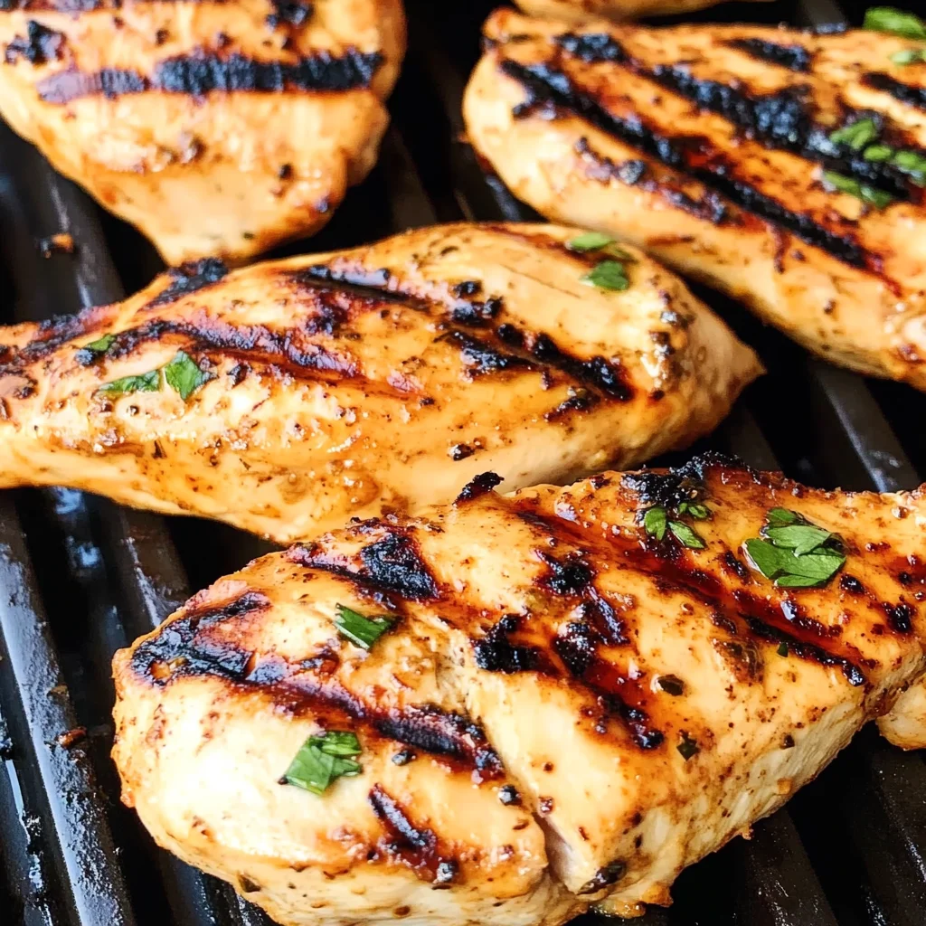 Italian Grilled Chicken Breasts