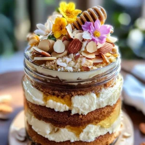 Mason Jar Honey Cakes